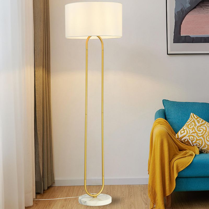 JUST HOME COLLECTION - Lámpara Pie Calisto 1l E27 Dorado/B