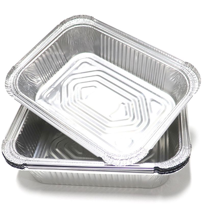 JUST HOME COLLECTION - Set Bandejas Aluminio 5 Unidades 22X16X5.3 cm