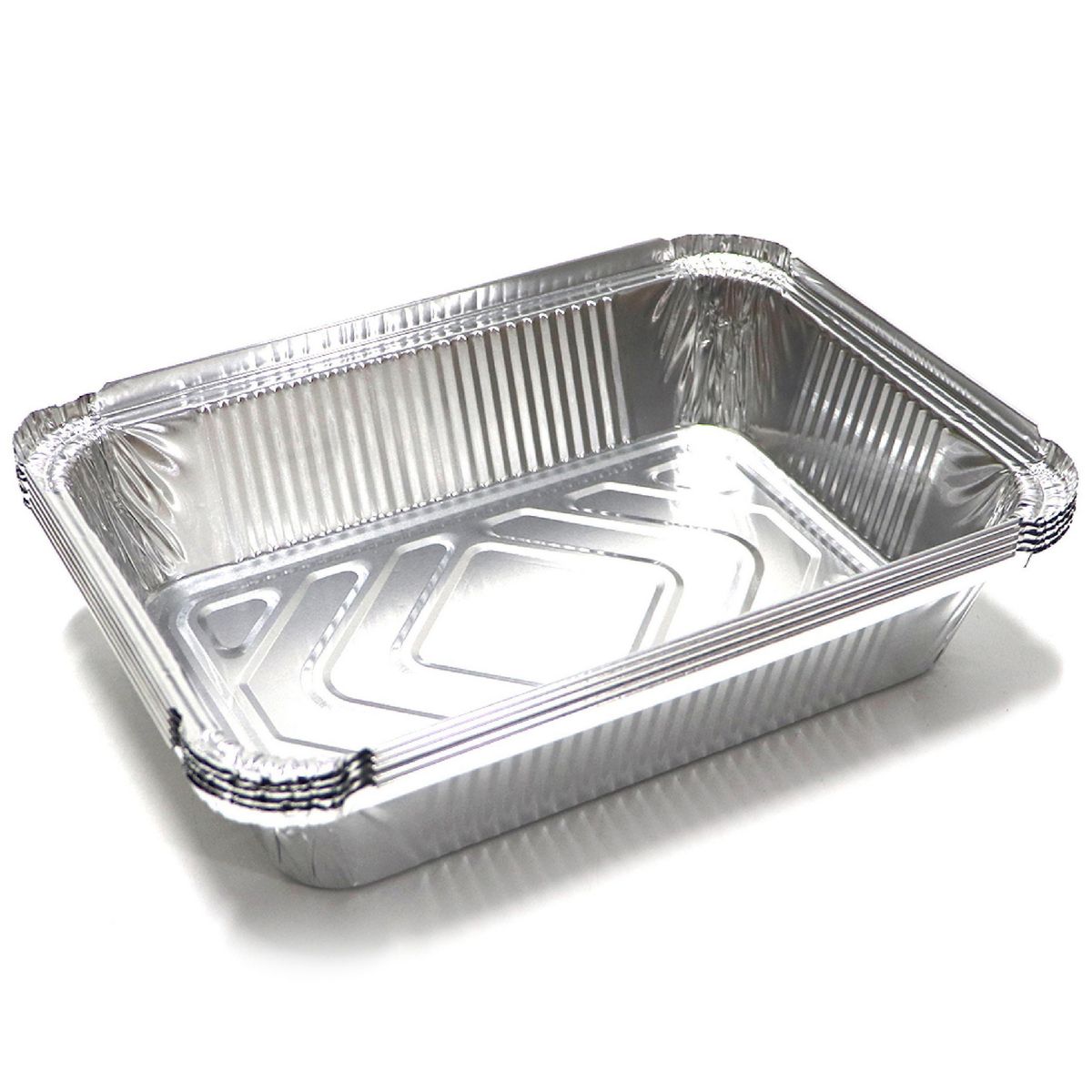 JUST HOME COLLECTION - Set Bandeja Aluminio 5 unidades 26X20X6.5 cm