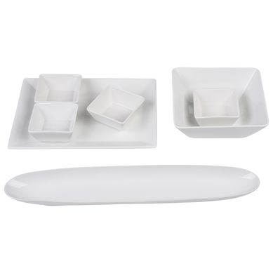 Set Plato Servir 7 Unidades