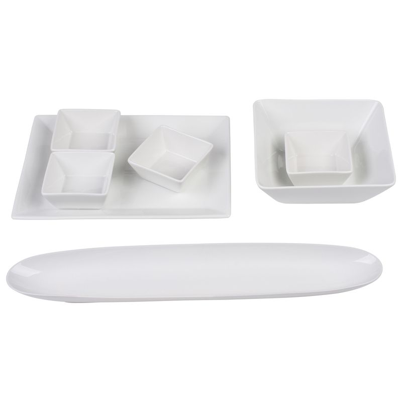 JUST HOME COLLECTION - Set Plato Servir 7 Unidades