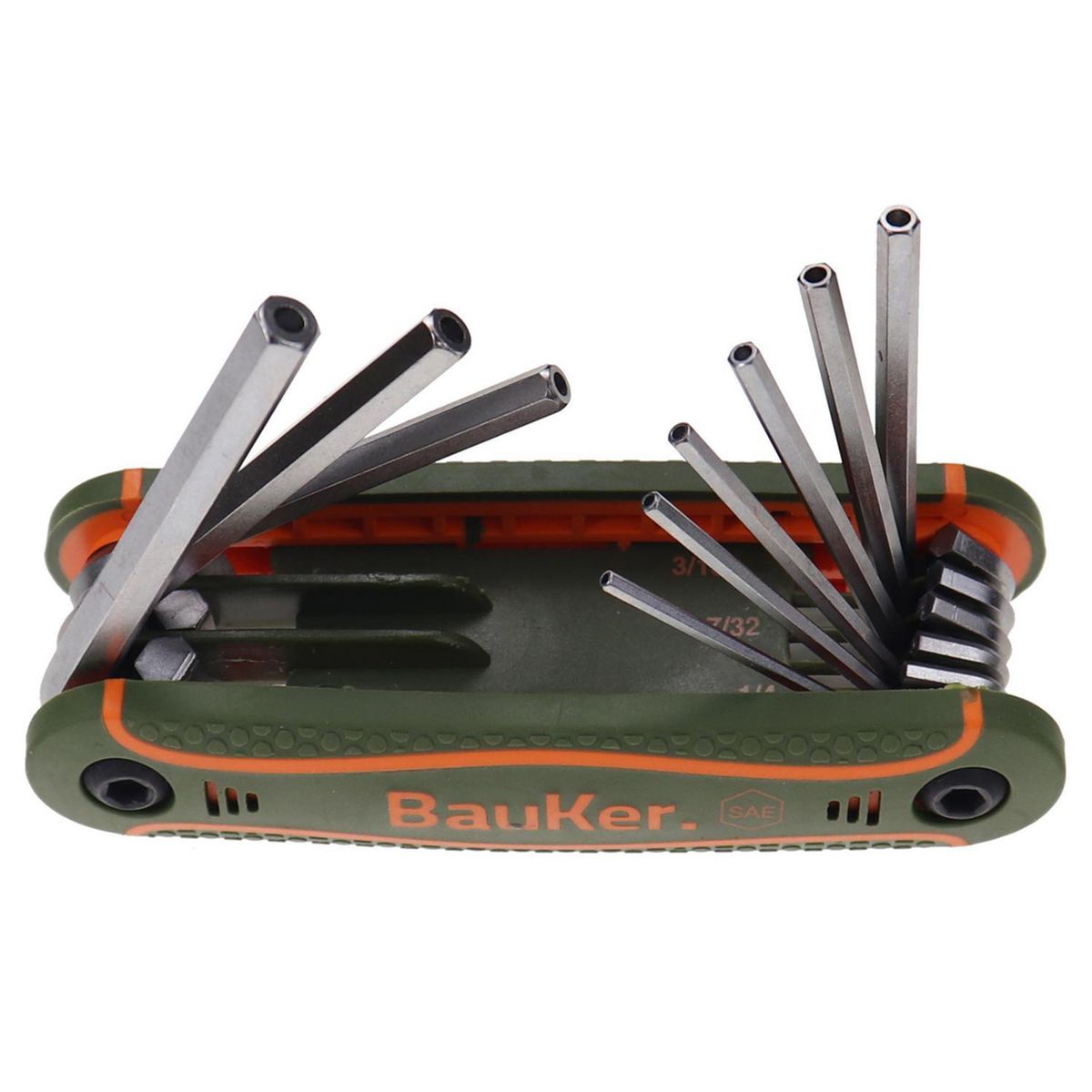 BAUKER - Juego de llaves hexagonales 9 unidades