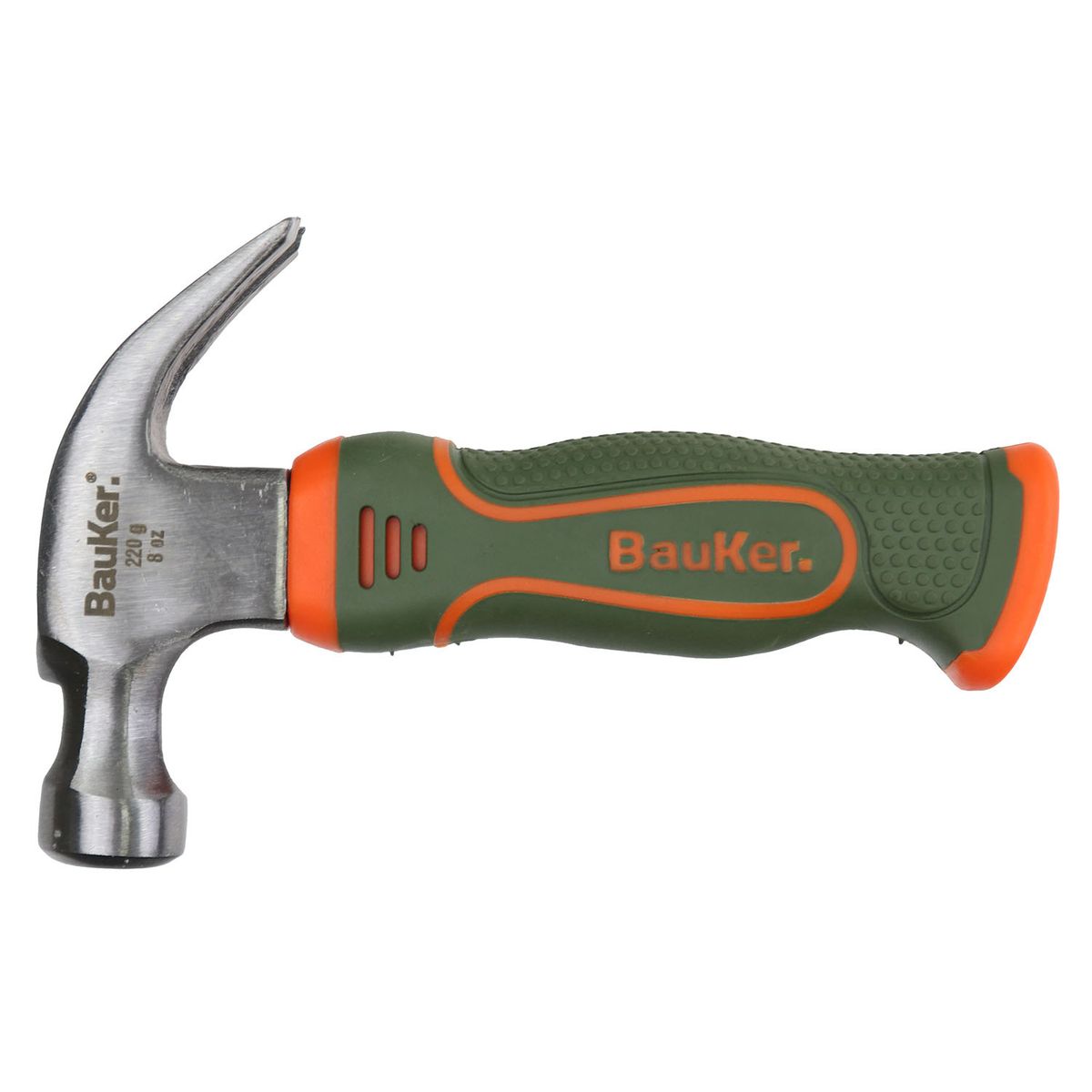BAUKER - Martillo de garra corto 8 Oz