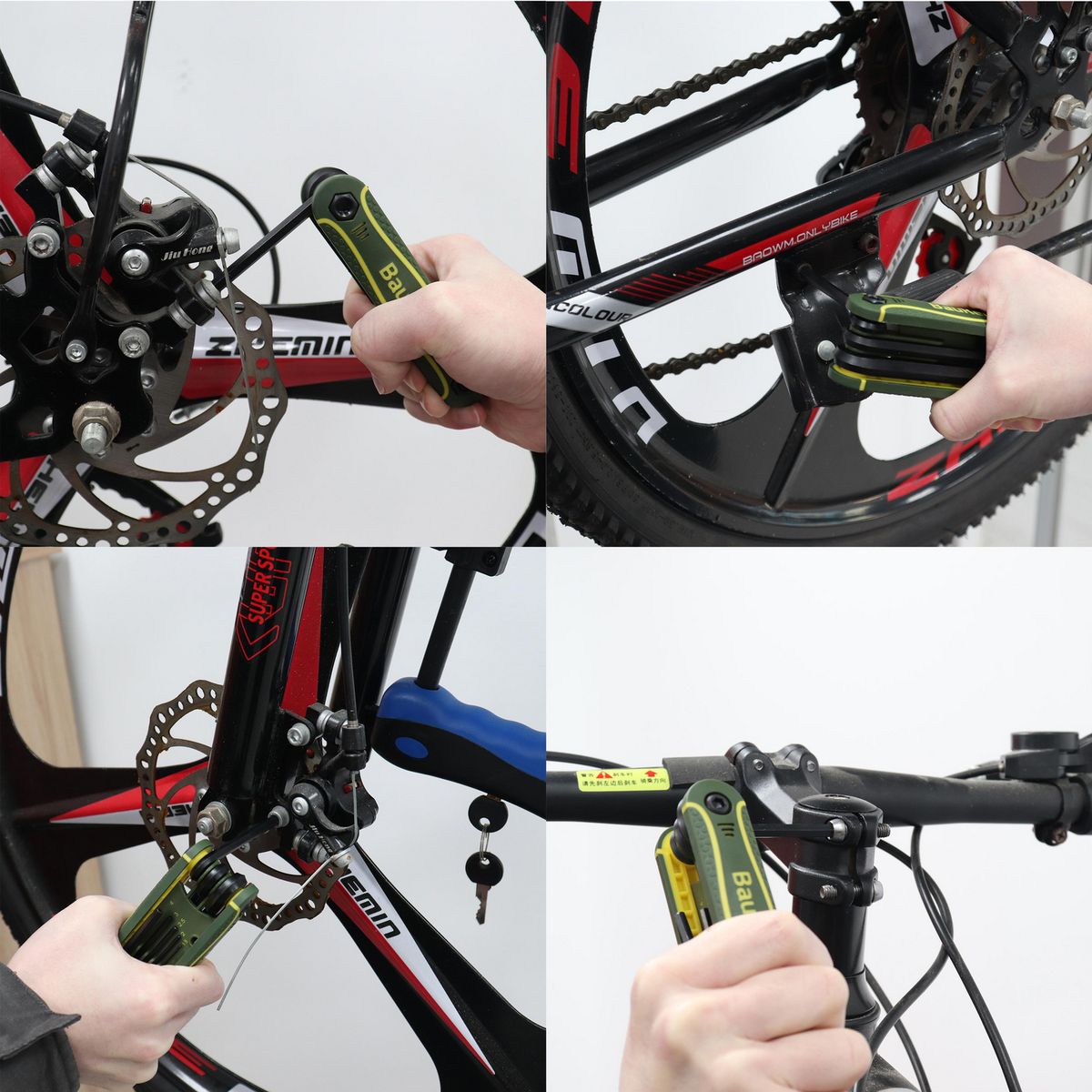 BAUKER - Juego de llaves hexagonales 8 unidades