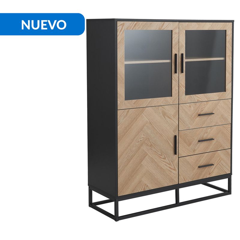 JUST HOME COLLECTION - Vitrina Santa Cruz 104x40x135 cm