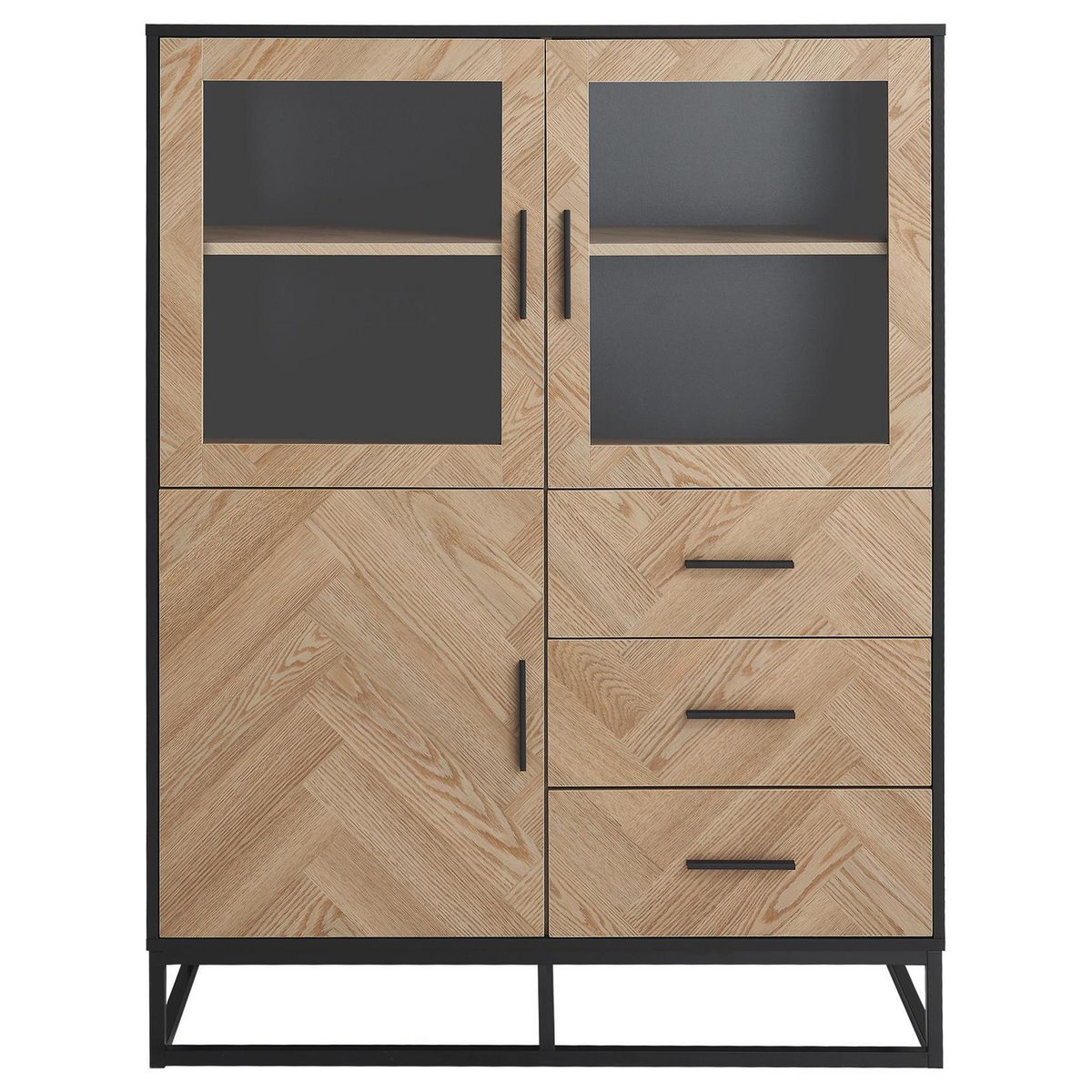 JUST HOME COLLECTION - Vitrina Santa Cruz 104x40x135 cm