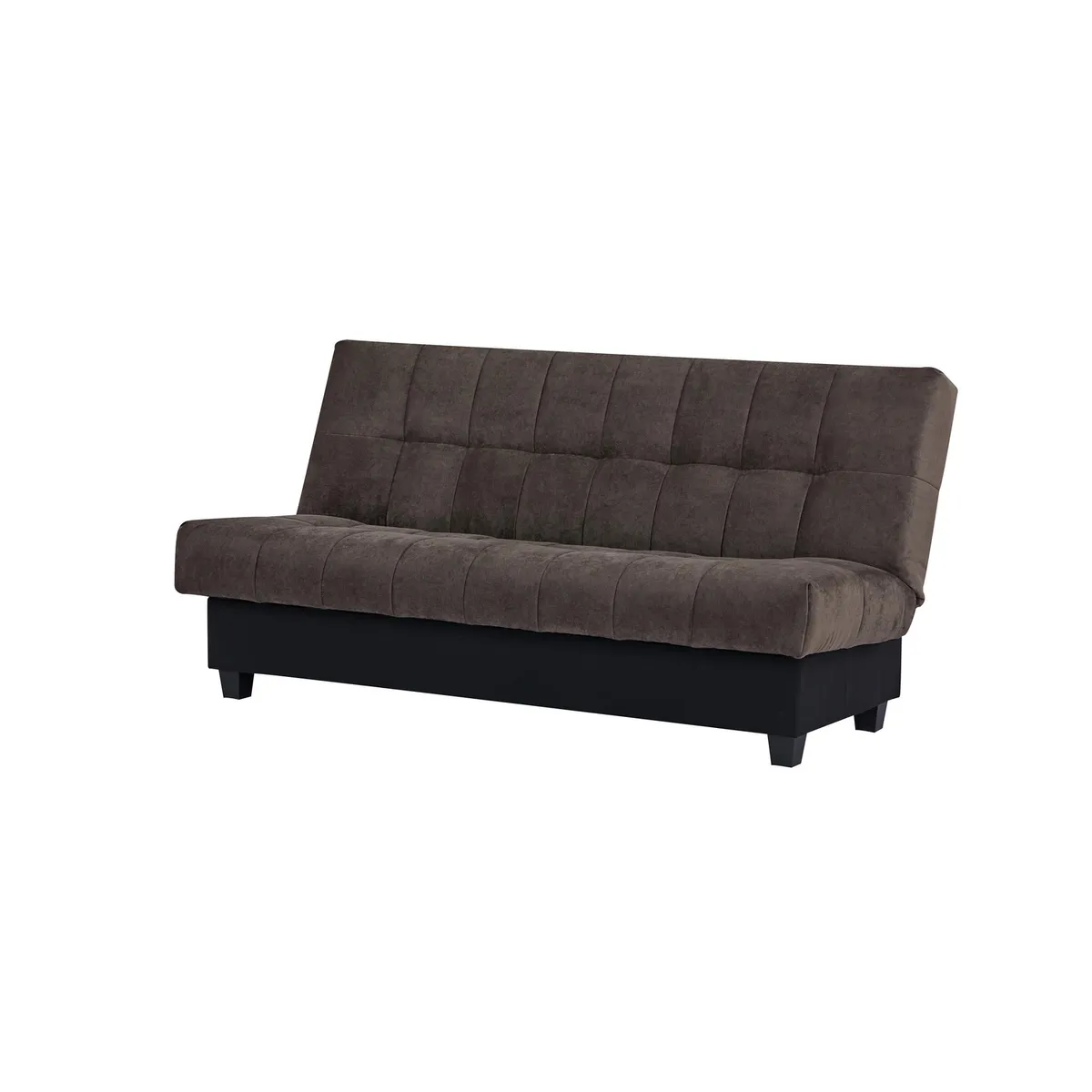 JUST HOME COLLECTION - Futón Aurora con almacenamiento café 186x92x92 cm