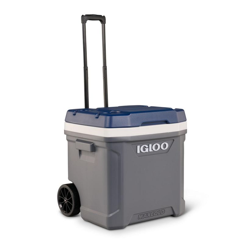 IGLOO - Cooler con Ruedas Latitude Manilla Retráctil 58 l Gris