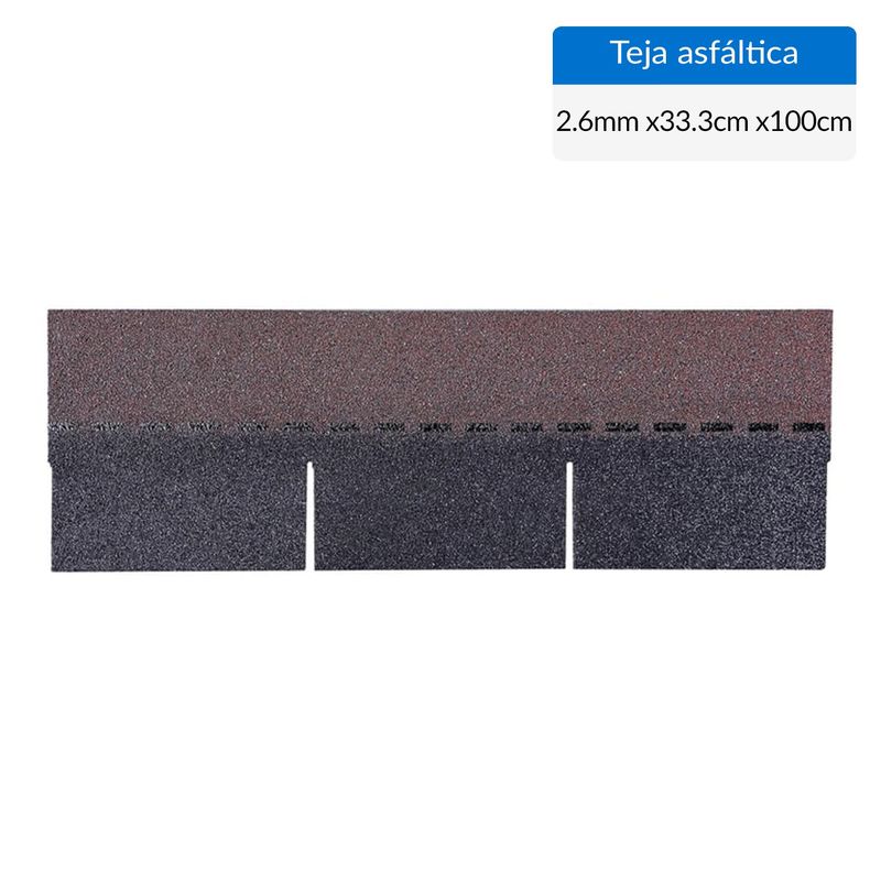 BOLKOW - Teja Asfalto, Fibra 33.3x100 cm 2.6 mm Negro 3,1 M2
