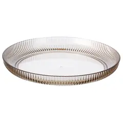 JUST HOME COLLECTION - Plato Acrílico 20 cm Amber
