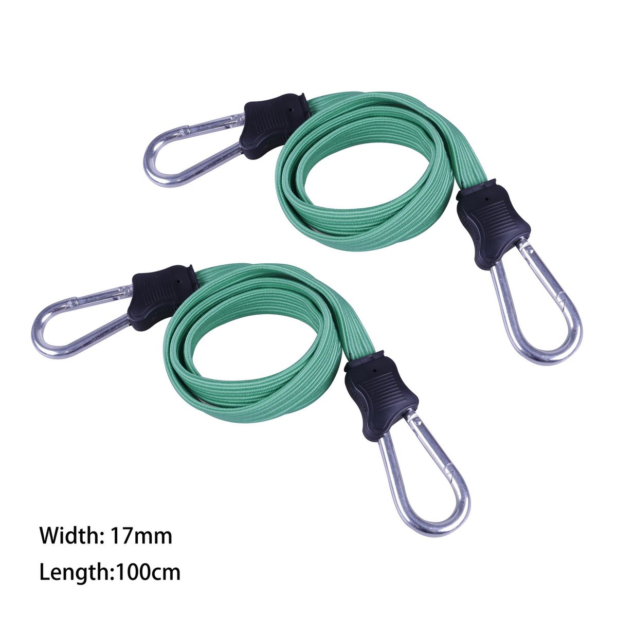 AUTOSTYLE - Bungees 2 piezas 1mx17mm metal