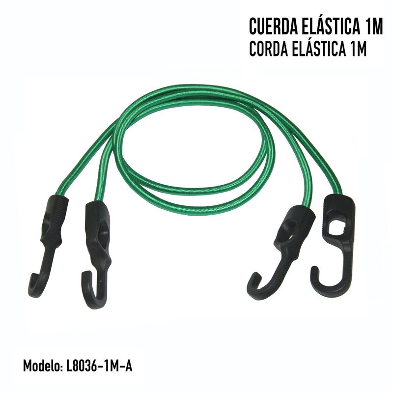 AUTOSTYLE - Bungees 2 piezas 100cmx0,8mm