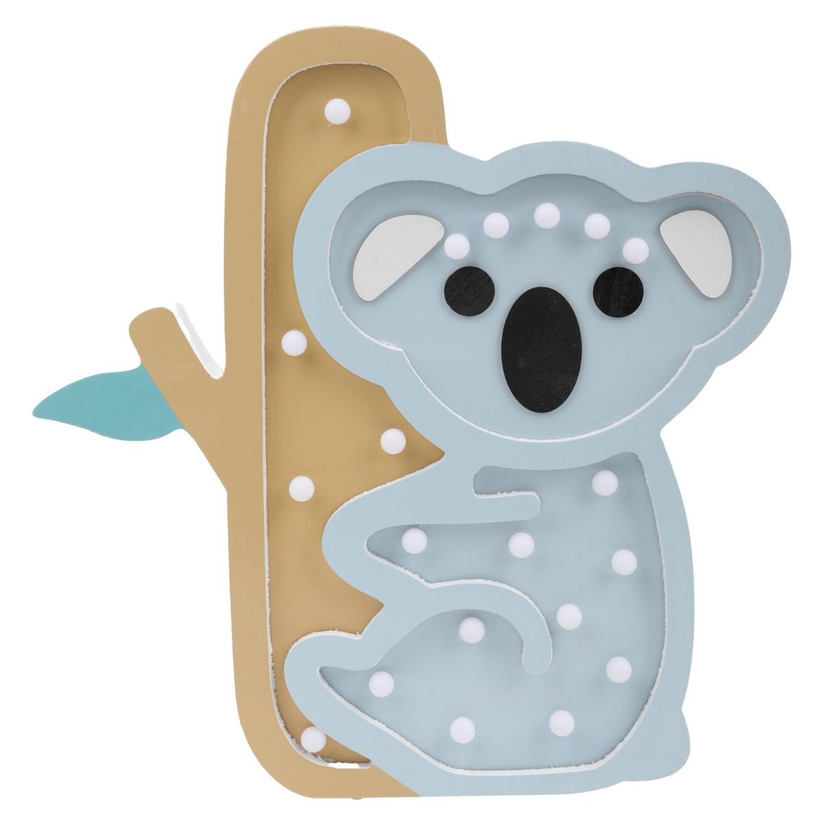 JUST HOME COLLECTION - Lámpara Mesa Koala Multicolor 3x29.5 cm