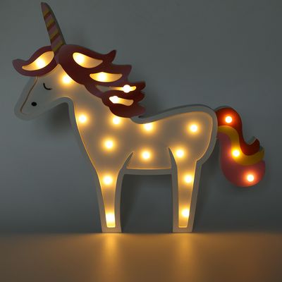 Imagen 2 del producto Lámpara Mesa Unicornio Multicolor 3.6x35.5 cm