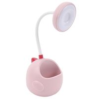 Lámpara Mesa Dino Rosa 11x28 cm