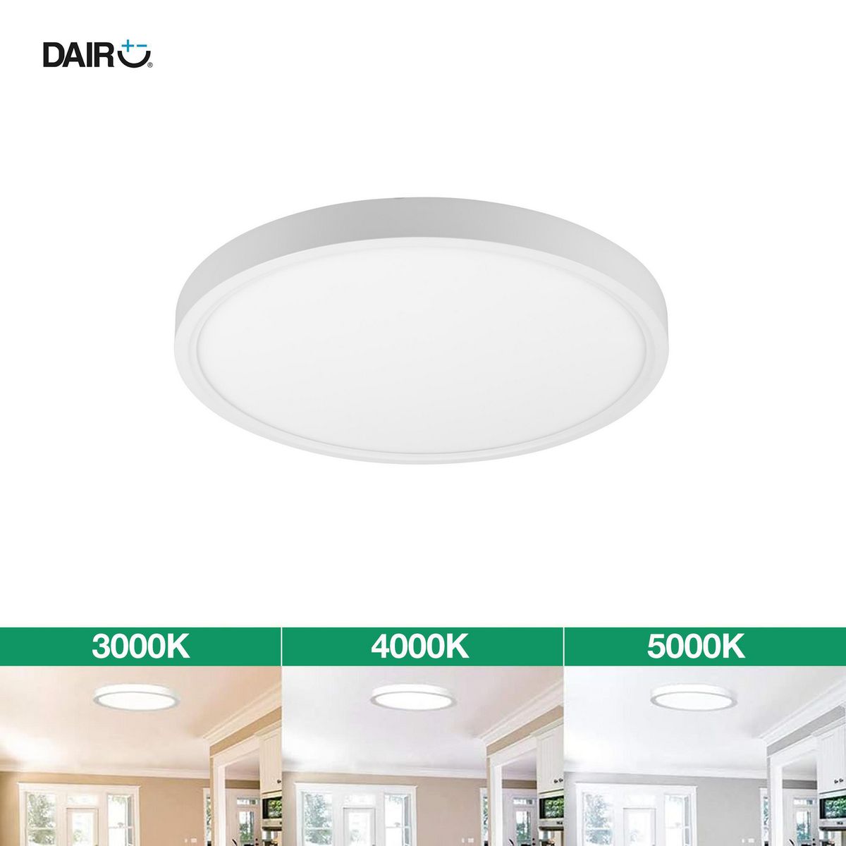 JUST HOME COLLECTION - Plafón Led Super Slim Luz Cálida