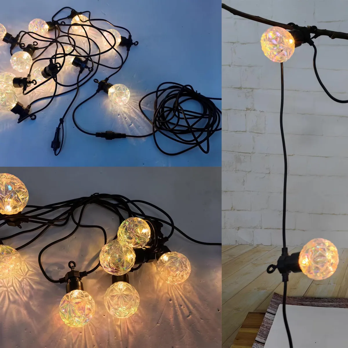 JUST HOME COLLECTION - Guirnalda Eléctrica Bola Lite 10 Luces