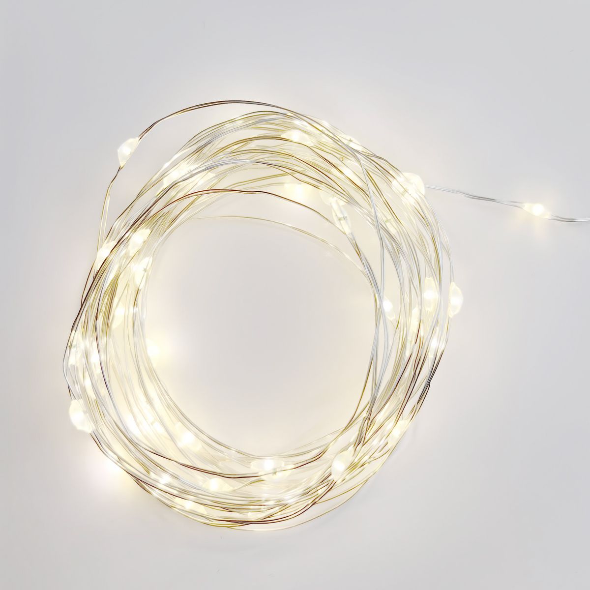 JUST HOME COLLECTION - Guirnalda Microled Bat 50 Luces Luz Cálida