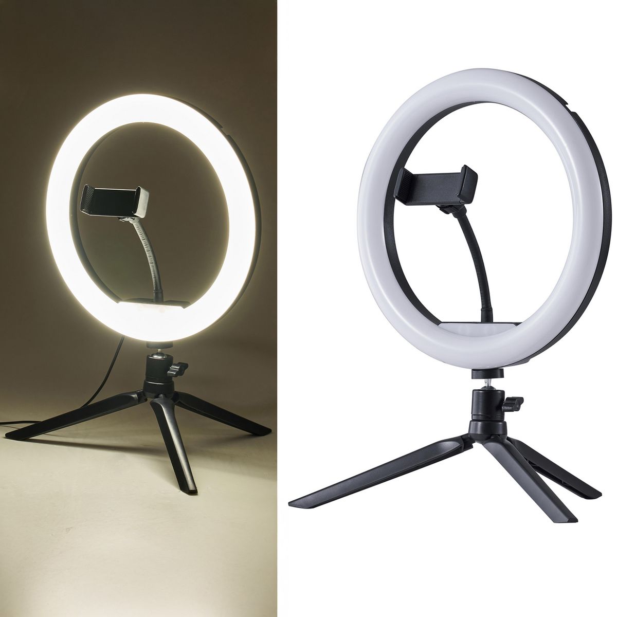 JUST HOME COLLECTION - Aro de Luz Stream Negro 36x37 cm