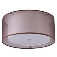 JUST HOME COLLECTION - Lámpara Techo Shade 3 Luces E27 Café