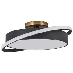 JUST HOME COLLECTION - Lámpara Techo Led Aro 45 cm Luz Natural