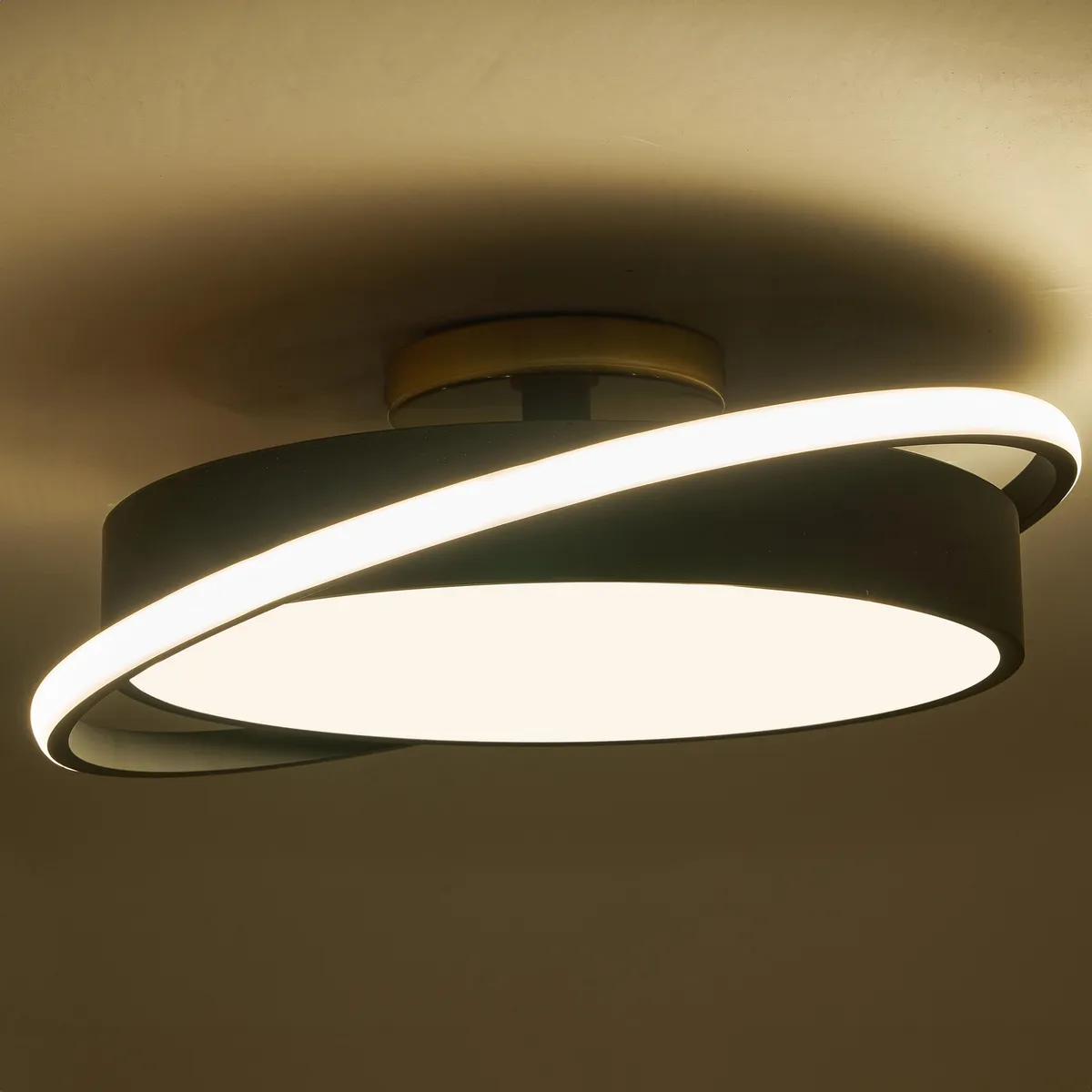 JUST HOME COLLECTION - Lámpara Techo Metal Café