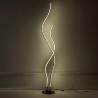 Lámpara de Pie Spiral Negro 22x145 cm