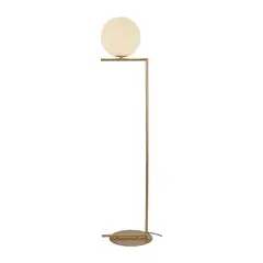 JUST HOME COLLECTION - Lámpara Pie Bellevie 1 Luz E27 Dorado