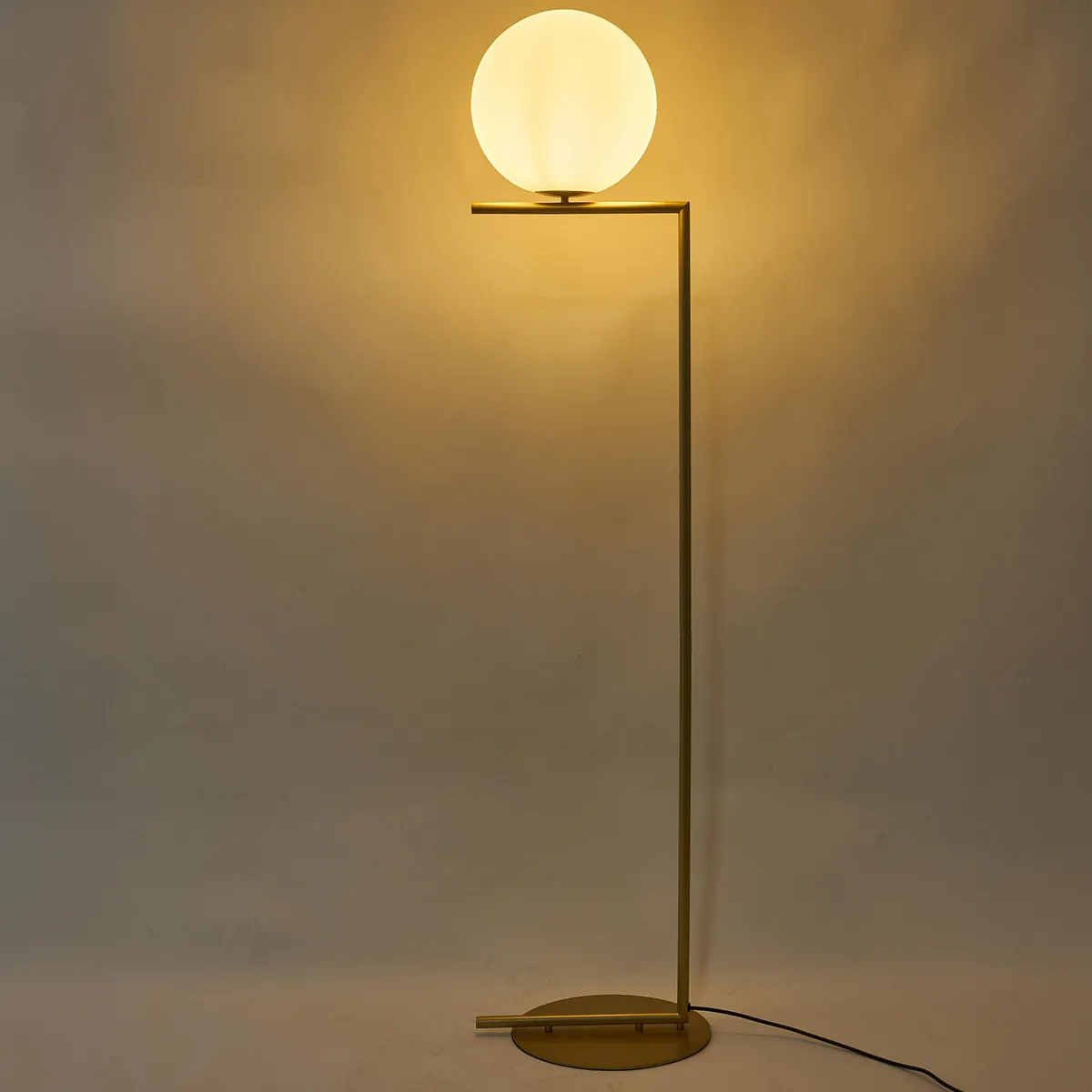 JUST HOME COLLECTION - Lámpara de Pie Bellevie Amarillo 30x167 cm