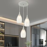 Lámpara Colgante Barlo 3 Luces Vidrio