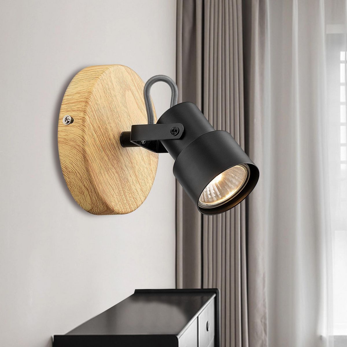 JUST HOME COLLECTION - Apliqué Tara Hierro Negro