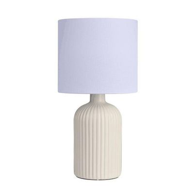 Imagen 2 del producto Lámpara Mesa Barres Beige 16.5x33 cm