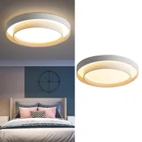 Plafón Led Rings CCT Aluminio Blanco