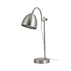 JUST HOME COLLECTION - Lámpara Escritorio Turam 1 Luz E27 Nickel