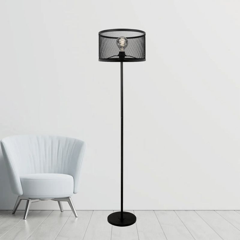 JUST HOME COLLECTION - Lámpara de Pie Maze Negro 30 W 54x37 cm