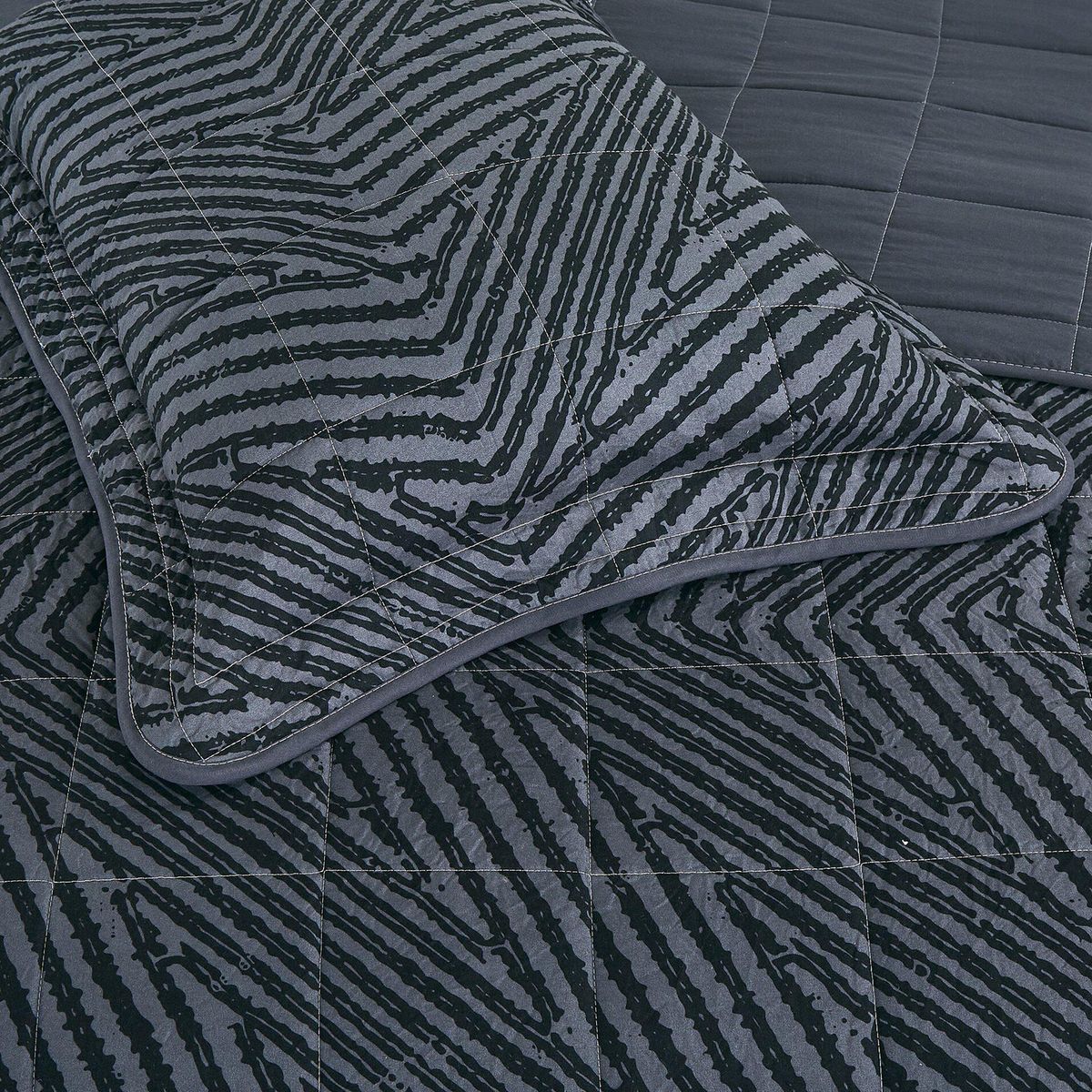 JUST HOME COLLECTION - Quilt Urbano Grafito