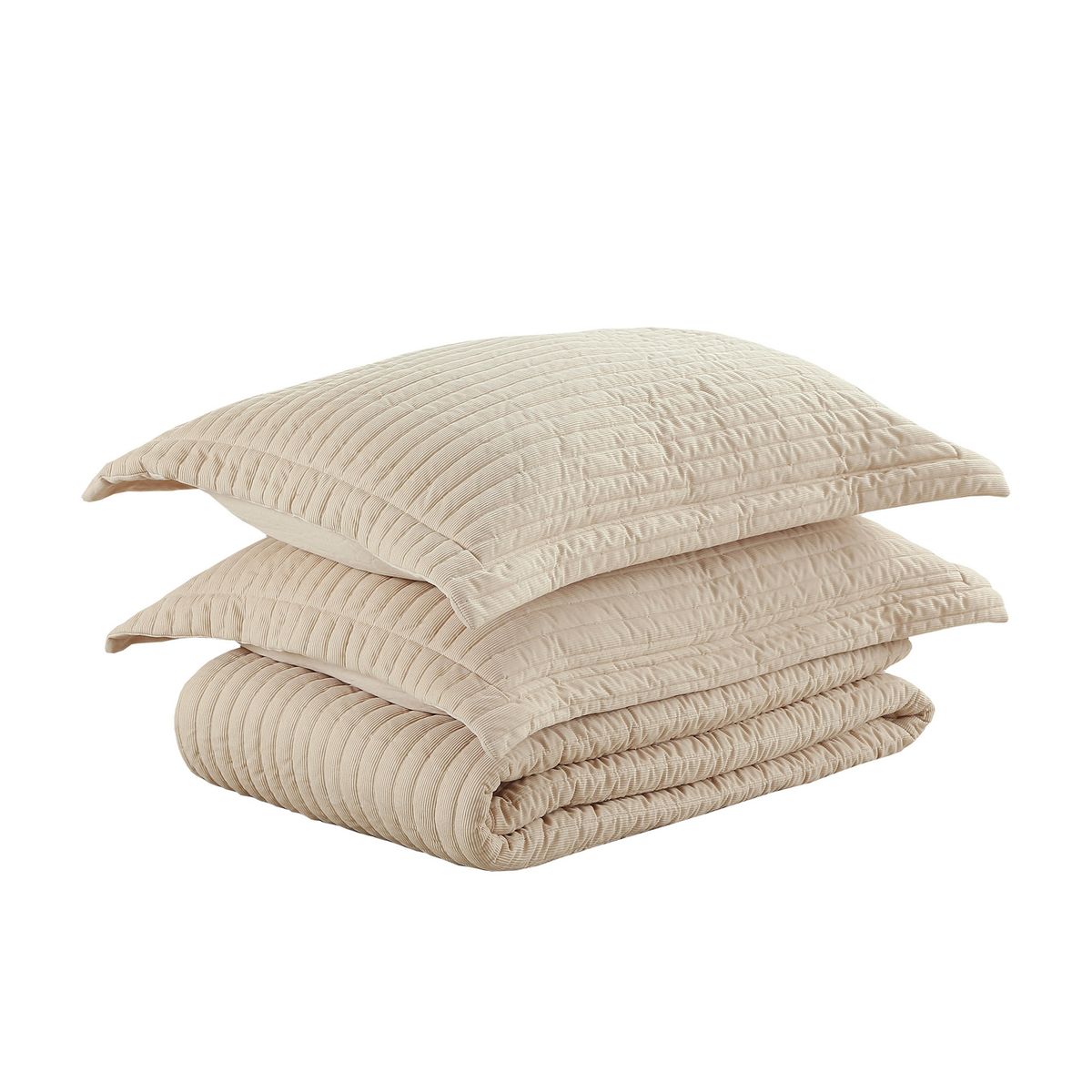 JUST HOME COLLECTION - Quilt ADT Solid Beige