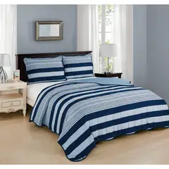 JUST HOME COLLECTION - Quilt Boho Azul