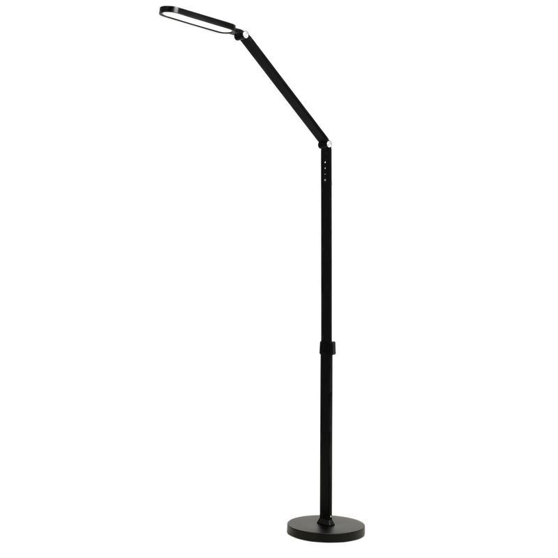 JUST HOME COLLECTION - Lámpara Pie Led Mobile Negro