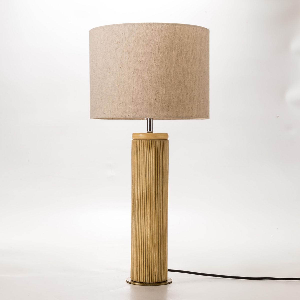 JUST HOME COLLECTION - Lámpara Mesa Lohas Beige 32x67 cm