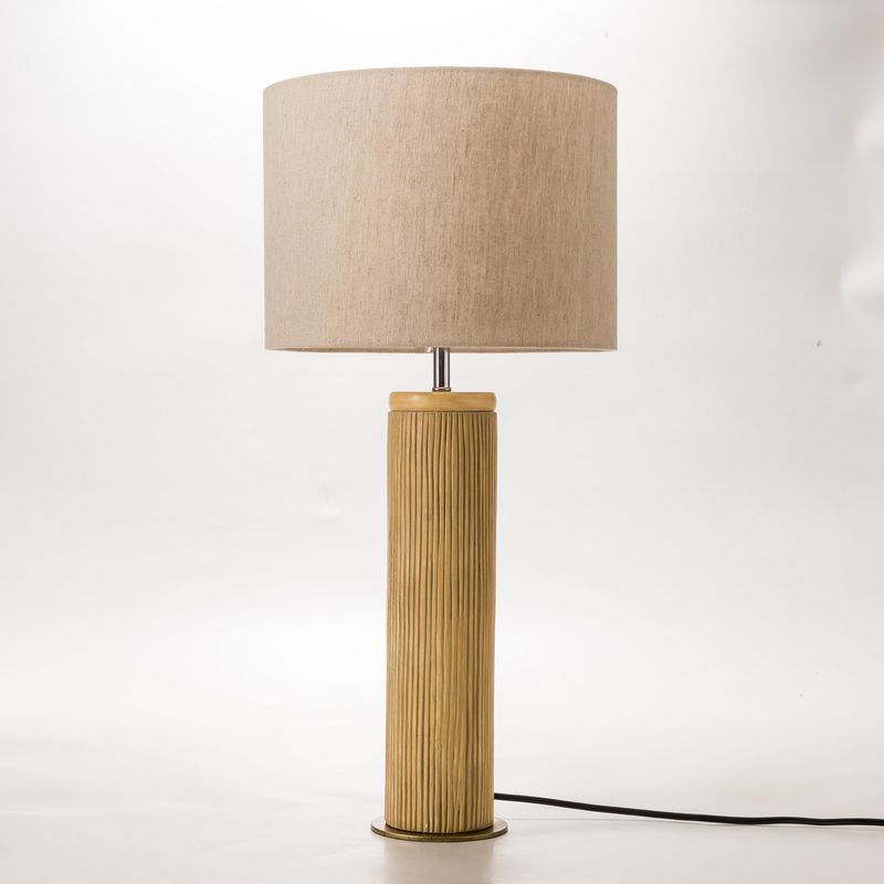 JUST HOME COLLECTION - Lámpara Mesa Lohas Beige 32x67 cm