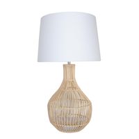 Lámpara Mesa Carla Beige 30x51 cm