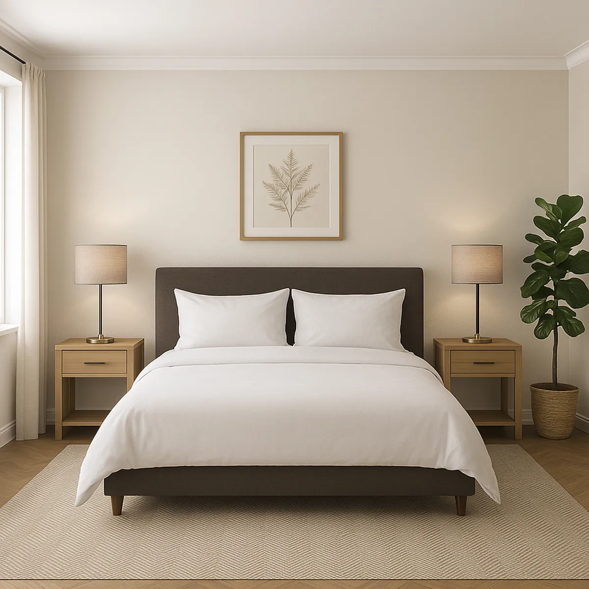 JUST HOME COLLECTION - Pack 2 Lámpara Mesa Mar Beige 40 cm