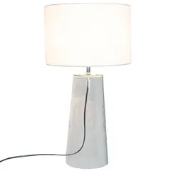 JUST HOME COLLECTION - Lámpara Mesa Latuna 1 Luz E27 Blanco