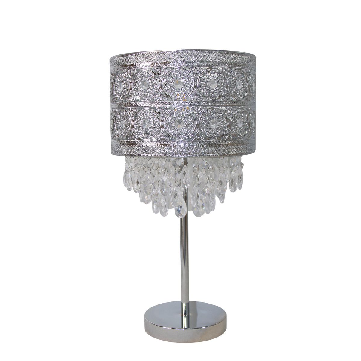 JUST HOME COLLECTION - Lámpara Mesa Lágrima Beige 25x45 cm