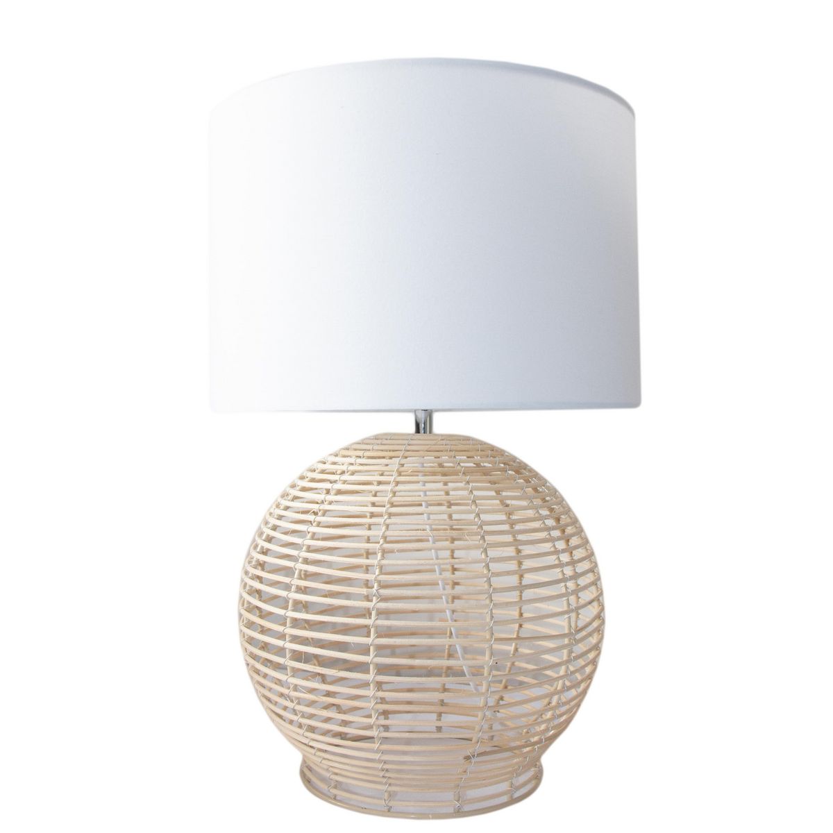 JUST HOME COLLECTION - Lámpara Mesa Sofía Beige 30x45 cm