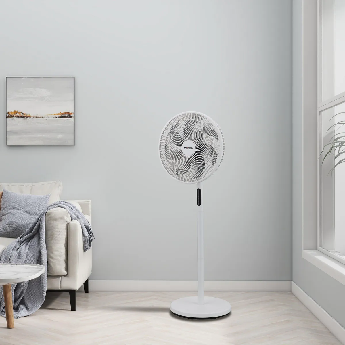 WURDEN - Ventilador pedestal 16" wifi