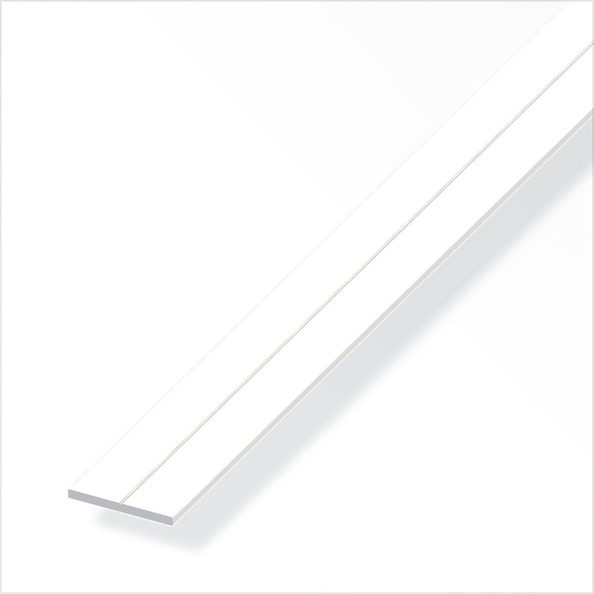 ALFER - Barra plana 23,5 plastico x2,5 m