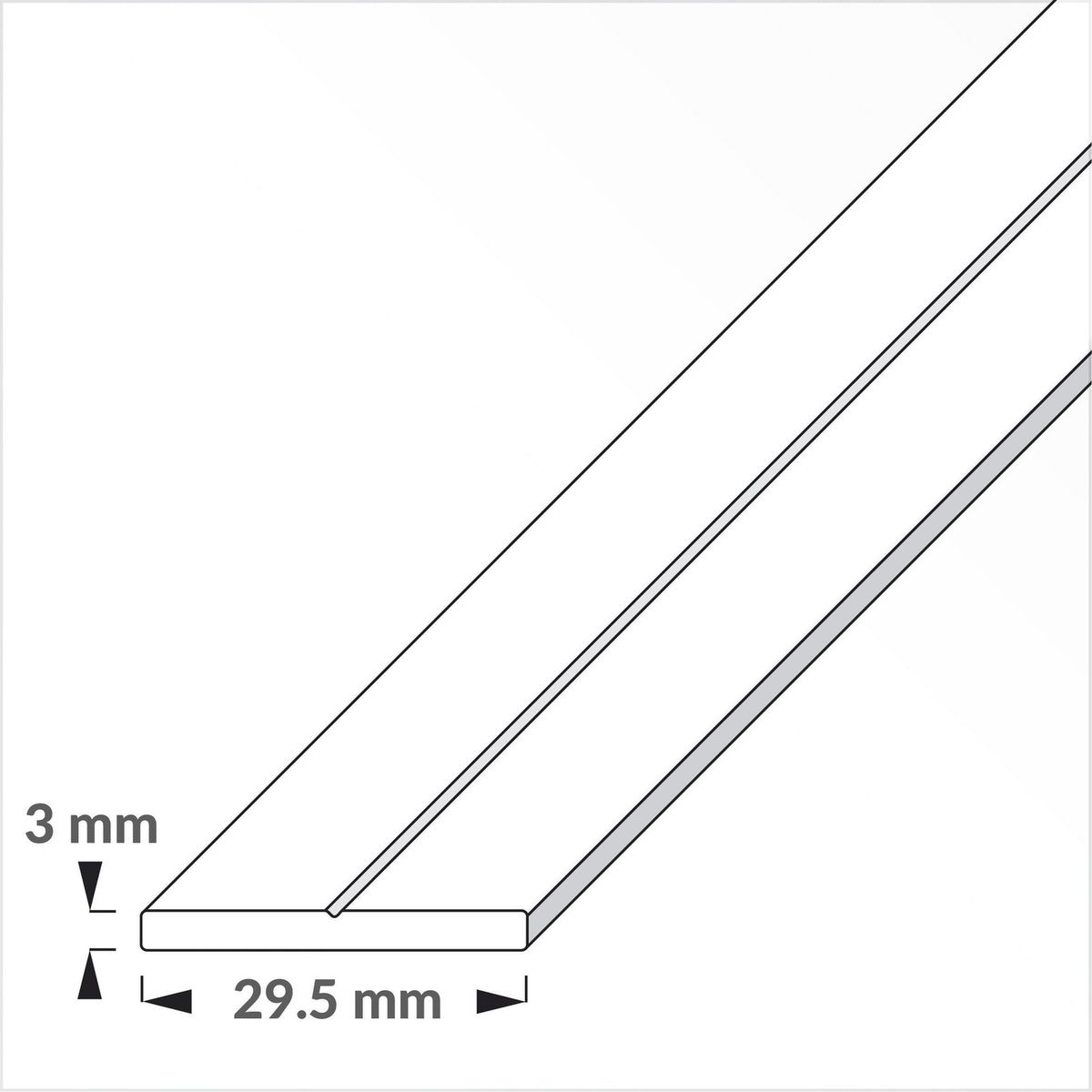 ALFER - Barra plana 29,5x3 1 mm