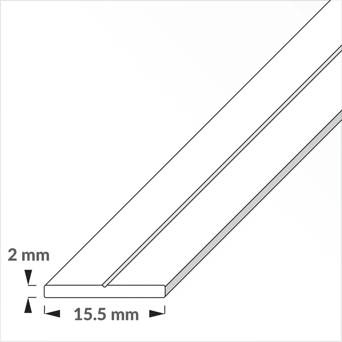 ALFER - Barra plana 15,5x2 2.5 m